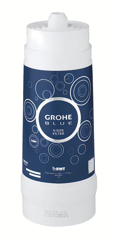 Výměnná filtrační kazeta Grohe Blue s kapacitou 600 l pro systémy Grohe Blue a Grohe Red.