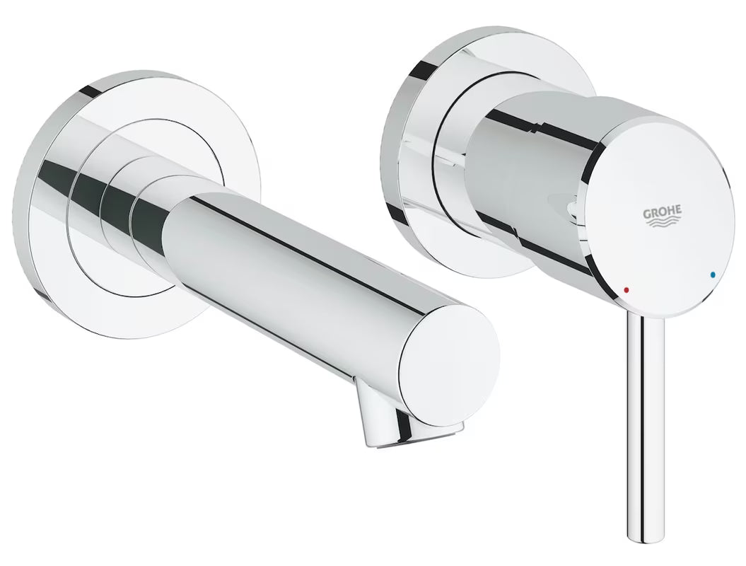 Podomítková umyvadlová baterie Grohe Concetto New v chromu pro montáž na stěnu