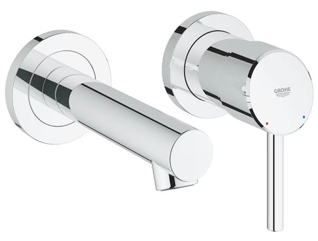 Podomítková umyvadlová baterie Grohe Concetto New v chromu pro montáž na stěnu
