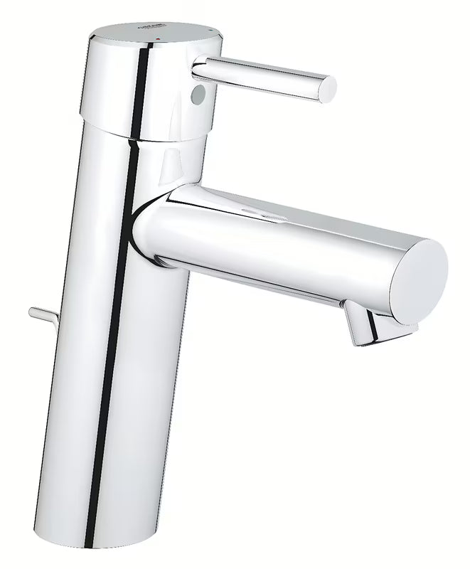 Chromová umyvadlová baterie Grohe Concetto New s pákovým ovládáním a odtokovou soupravou