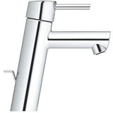 Chromová umyvadlová baterie Grohe Concetto New s pákovým ovládáním a odtokovou soupravou