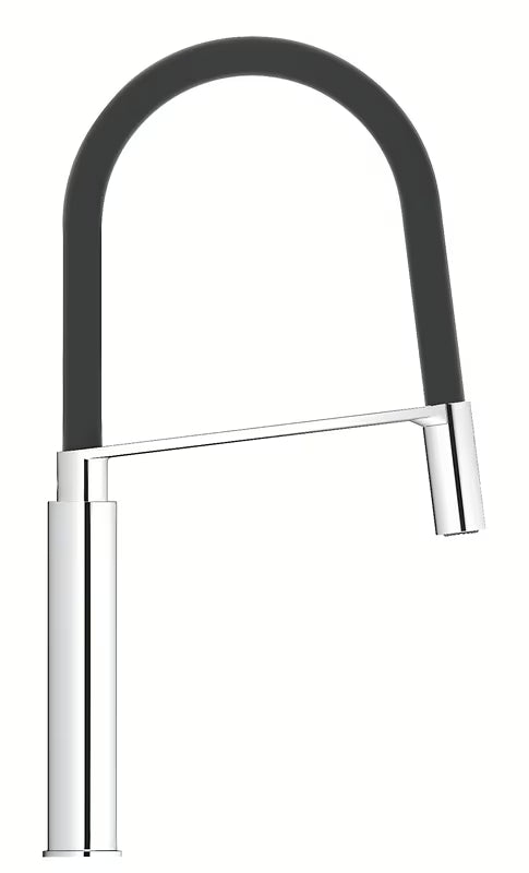 Chromová kuchyňská dřezová baterie Grohe Concetto New s vysokou otočnou výpustí a vytahovací sprškou