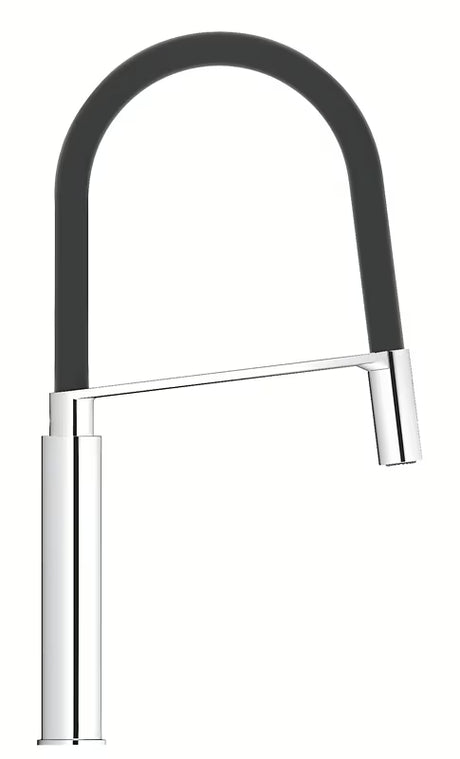 Chromová kuchyňská dřezová baterie Grohe Concetto New s vysokou otočnou výpustí a vytahovací sprškou
