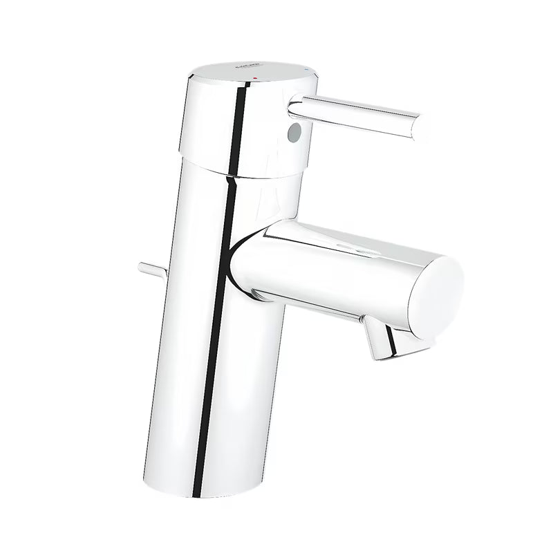 Chromová umyvadlová baterie Grohe Concetto New s pákovým ovládáním a výpustí.