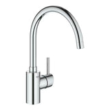 Chromová dřezová baterie Grohe Concetto New s vysokou otočnou výpustí