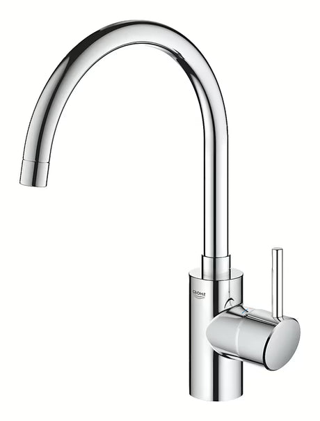 Chromová dřezová baterie Grohe Concetto New s vysokou otočnou výpustí