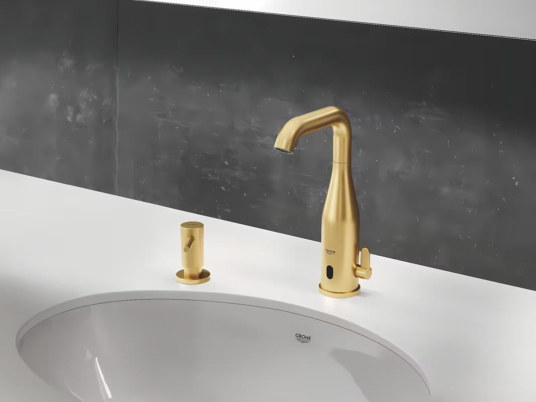 Dávkovač tekutého mýdla Grohe Cosmopolitan v kartáčovaném provedení Cool Sunrise se zásobníkem 500 ml