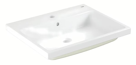 Vestavné zápustné umyvadlo Grohe Cube Ceramic na desku v barvě alpine white