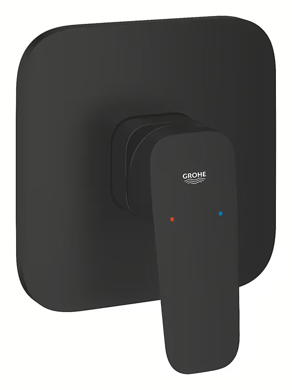 Grohe Cubeo podomítková sprchová baterie v černé matné barvě s pákovým ovládáním
