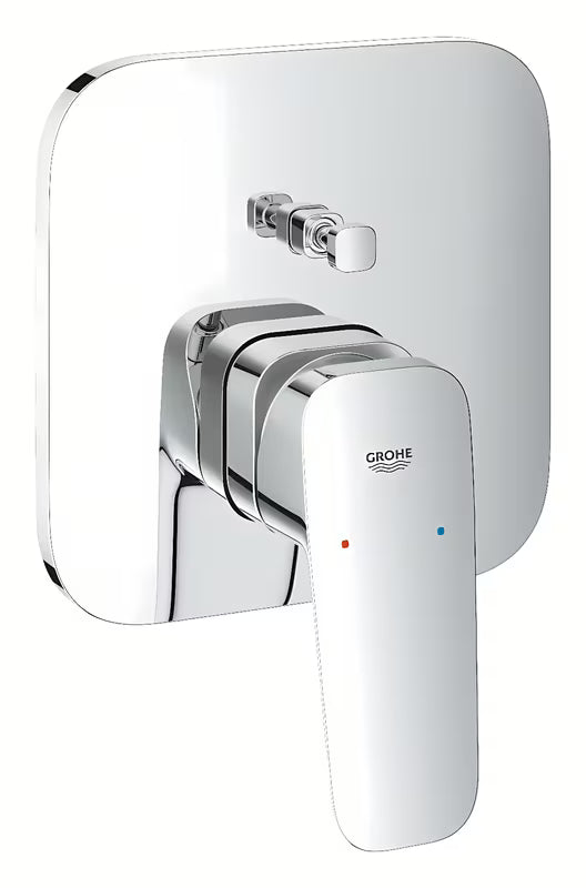 Grohe Cubeo podomítková sprchová a vanová baterie v lesklém chromu s pákovým ovládáním