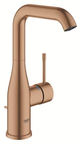 Páková stojánková umyvadlová baterie Grohe Essence s výpustí v matné barvě warm sunset.