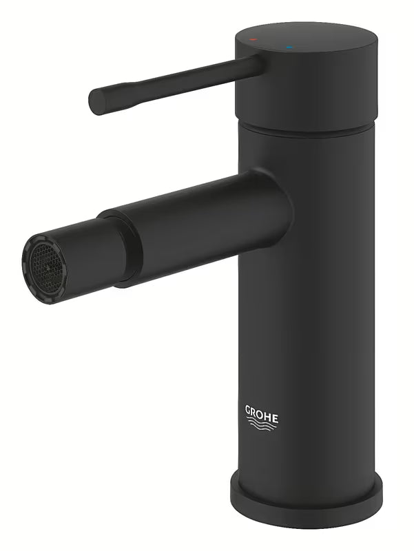 Bidetová páková baterie Grohe Essence v barvě phantom black s kloubovým perlátorem