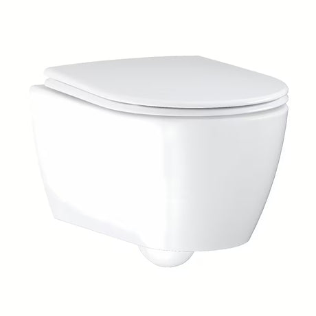Závěsné WC Grohe Essence Ceramic v bílé barvě Alpine White s rimless provedením