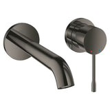 Podomítková nástěnná umyvadlová baterie Grohe Essence New v povrchové úpravě Hard Graphite