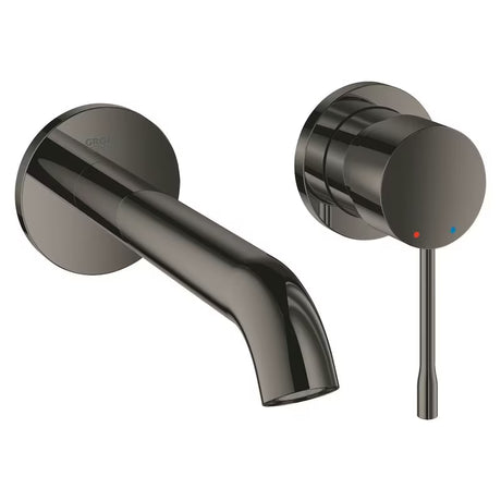 Podomítková nástěnná umyvadlová baterie Grohe Essence New v povrchové úpravě Hard Graphite