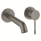 Podomítková umyvadlová baterie Grohe Essence New v provedení brushed hard graphite pro nástěnnou montáž.