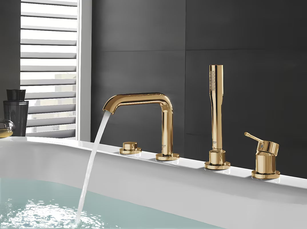 Vanová baterie Grohe Essence New s ruční sprchou v povrchové úpravě Cool Sunrise