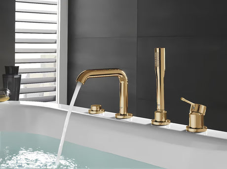 Vanová baterie Grohe Essence New s ruční sprchou v povrchové úpravě Cool Sunrise