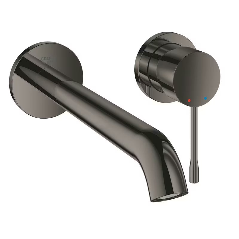 Podomítková umyvadlová baterie Grohe Essence New v povrchu Hard Graphite s pákovým ovládáním