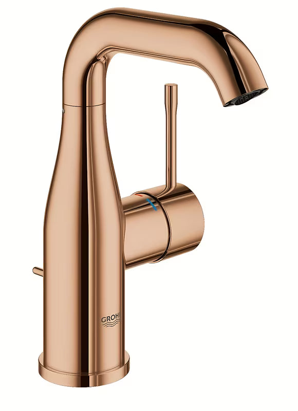 Umyvadlová páková baterie Grohe Essence New s výpustí v provedení warm sunset