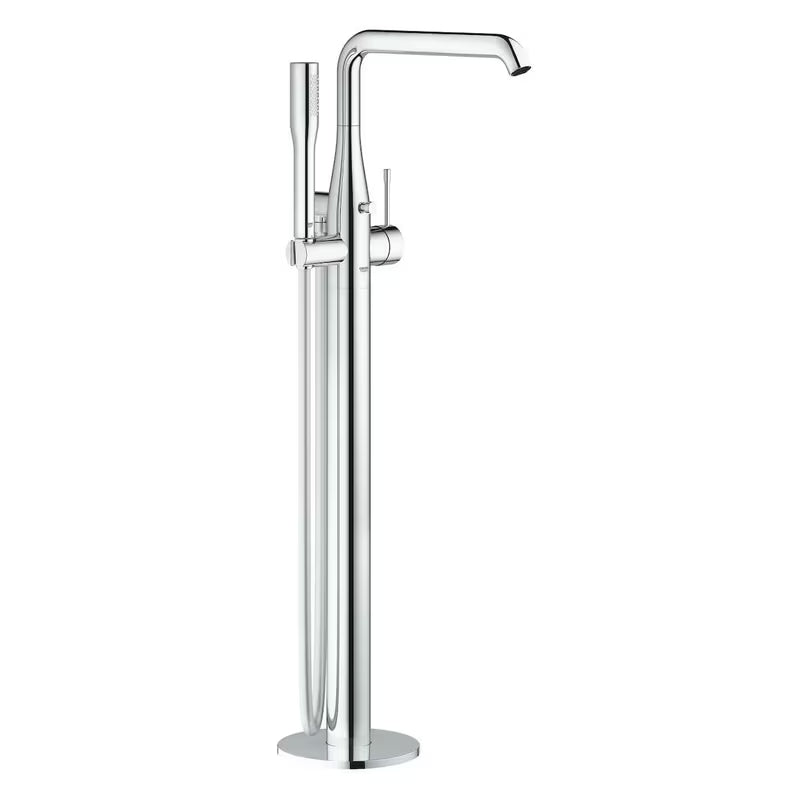 Podlahová vanová baterie Grohe Essence New v chromu s ruční sprchou a otočným výtokem