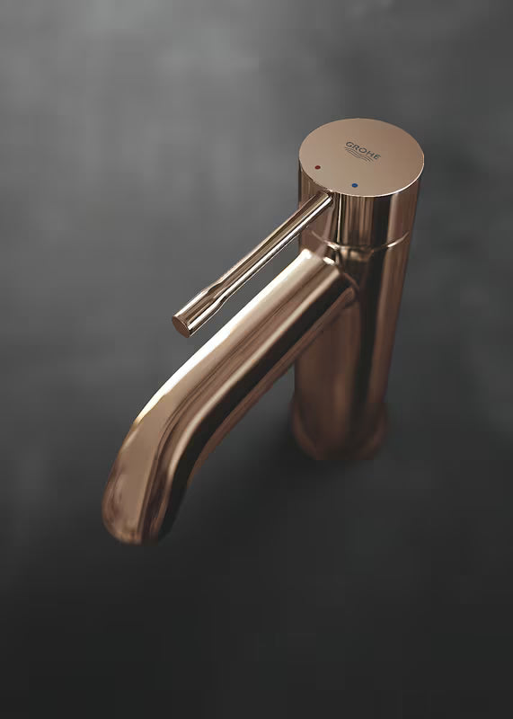 Umyvadlová páková baterie Grohe Essence New s vysokou výpustí a povrchem Warm Sunset