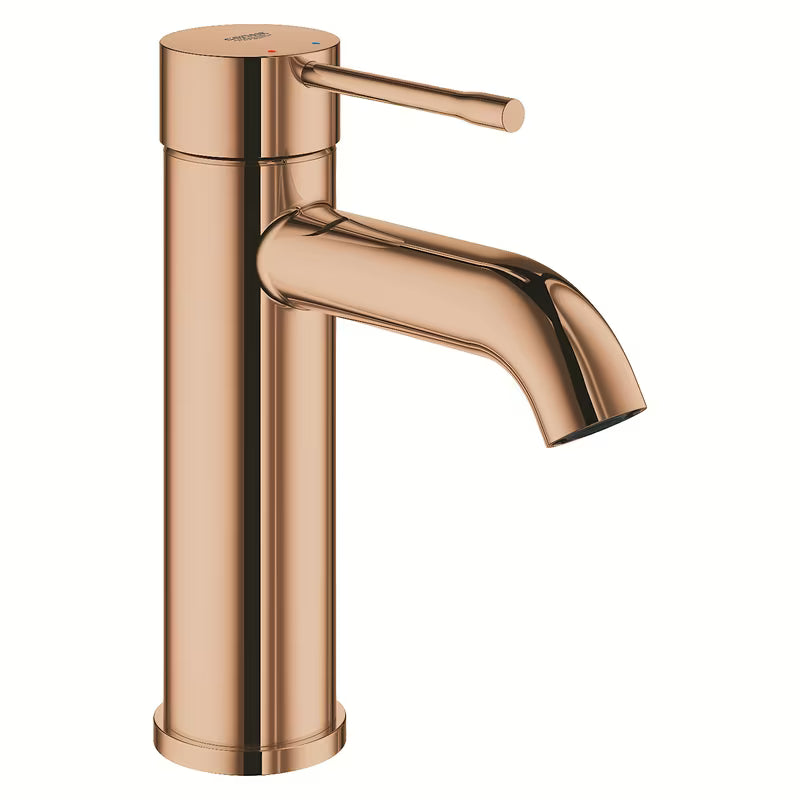 Umyvadlová páková baterie Grohe Essence New s vysokou výpustí v povrchové úpravě warm sunset.
