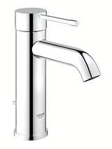Chromová páková umyvadlová baterie Grohe Essence New s odtokovou soupravou a úspornými technologiemi.