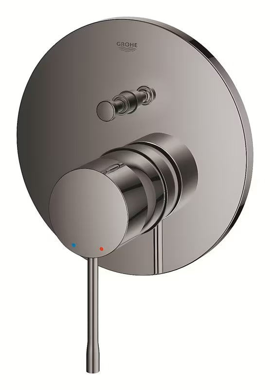 Podomítková sprchová baterie Grohe Essence New v barvě tvrdý grafit s pákovým ovládáním