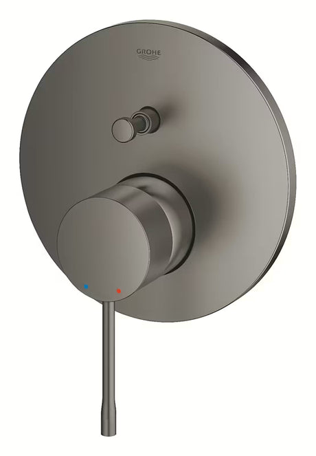 Podomítková sprchová baterie Grohe Essence New v provedení brushed hard graphite s 2směrným přepínačem.