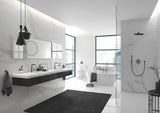 Podomítková sprchová baterie Grohe Essence New v provedení brushed hard graphite s 2směrným přepínačem.