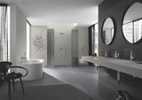 Podomítková sprchová baterie Grohe Essence New v provedení supersteel s pákovým ovládáním a 2směrným přepínačem.