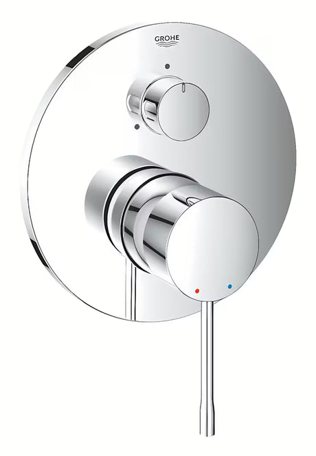 Grohe Essence New podomítková sprchová a vanová baterie v chromovém provedení s 3směrným přepínačem