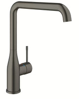 Grohe Essence New dřezová páková baterie s vysokou otočnou výpustí v barvě brushed hard graphite