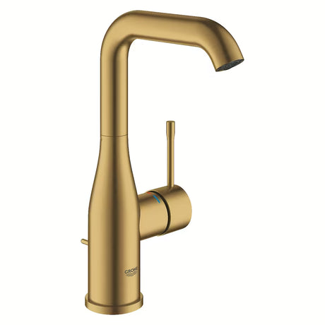 Grohe Essence New vysoká páková umyvadlová baterie v povrchové úpravě Brushed Cool Sunrise s otočnou výpustí