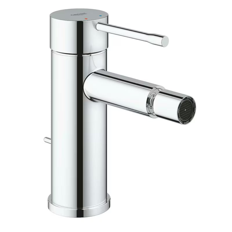 Chromová páková bidetová baterie Grohe Essence New s výpustí a kloubovým perlátorem