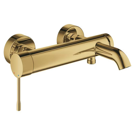 Páková nástěnná vanová baterie Grohe Essence New v provedení cool sunrise.
