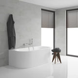 Chromová nástěnná vanová baterie Grohe Essence New se sprchovým setem