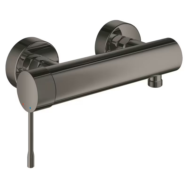 Páková nástěnná sprchová baterie Grohe Essence New v barvě hard graphite