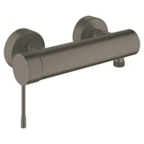 Nástěnná páková sprchová baterie Grohe Essence New v provedení brushed hard graphite.