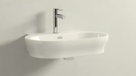 Chromová umyvadlová baterie Grohe Essence New s pákovým ovládáním a hladkým tělem