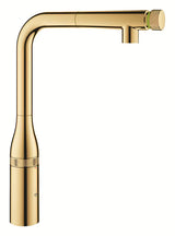 Grohe Essence SmartControl dřezová baterie cool sunrise s vytahovací sprchou a vysokou otočnou výpustí