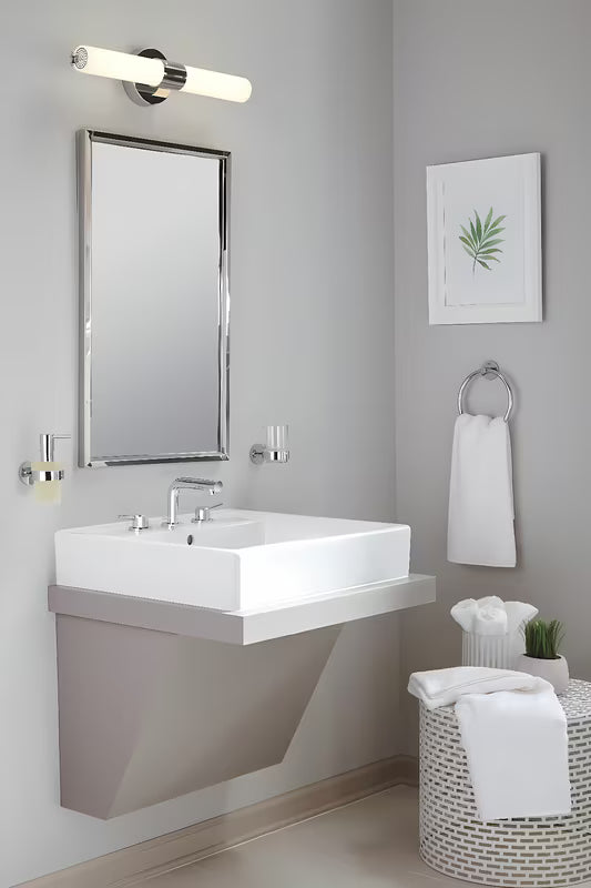 Chromový kroužek na ručníky Grohe Essentials se skrytým upevněním a povrchem Grohe StarLight