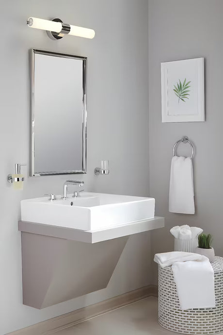 Chromový kroužek na ručníky Grohe Essentials se skrytým upevněním a povrchem Grohe StarLight