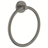 Kroužek na ručníky Grohe Essentials v provedení Brushed Hard Graphite se skrytým upevněním