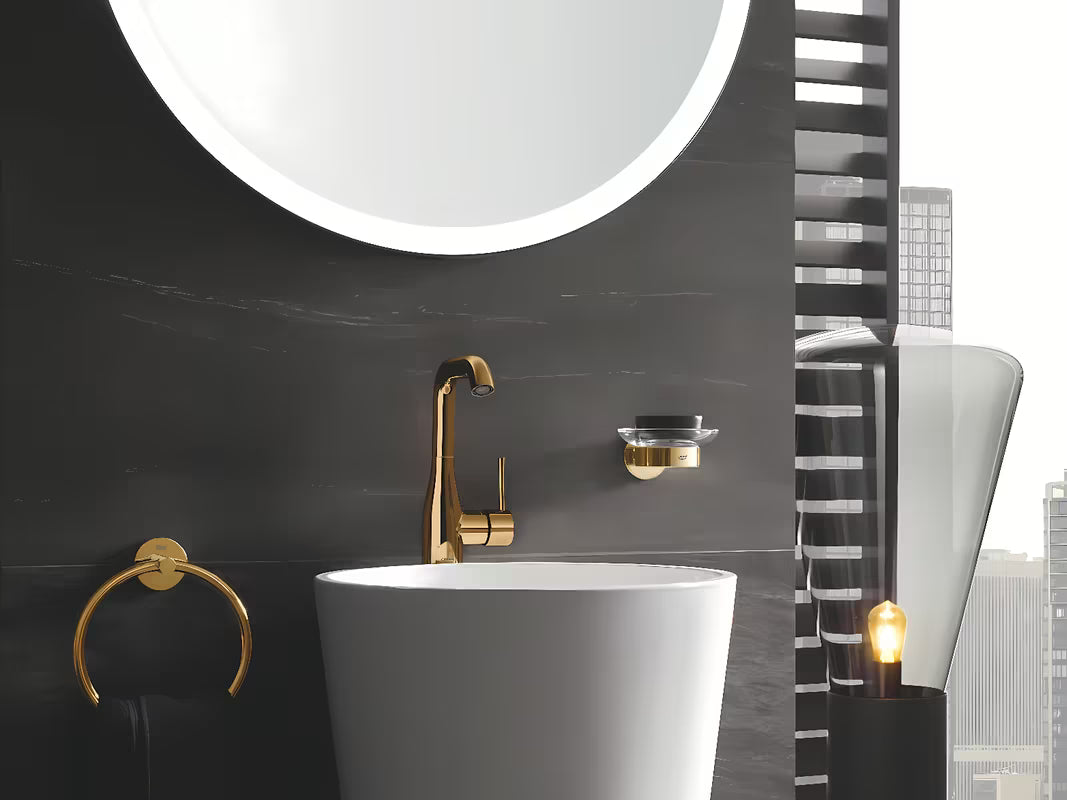 Kroužek na ručníky Grohe Essentials v provedení cool sunrise se skrytým upevněním