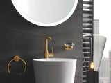 Kovový držák Grohe Essentials v úpravě Brushed Cool Sunrise se skrytým upevněním