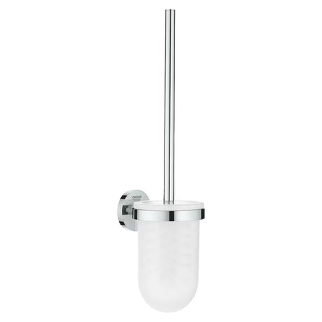 Grohe Essentials sada WC štětky v chromu s nástěnnou montáží a skrytým upevněním