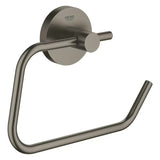 Držák toaletního papíru Grohe Essentials v provedení Brushed Hard Graphite se skrytým upevněním