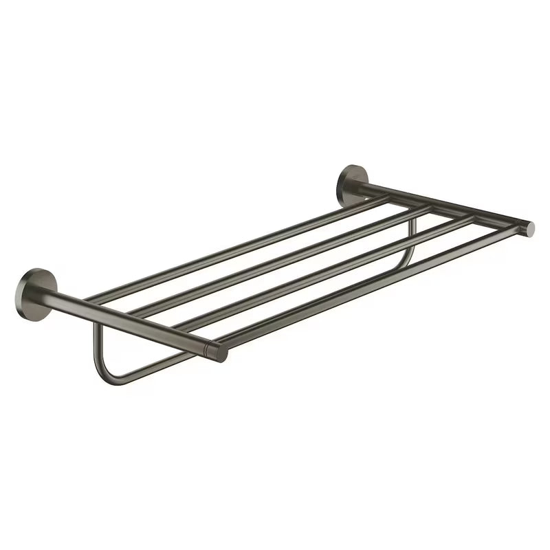 Laikiklis keliems rankšluosčiams Grohe Essentials Brushed Hard Graphite apdailos, su paslėptu tvirtinimu